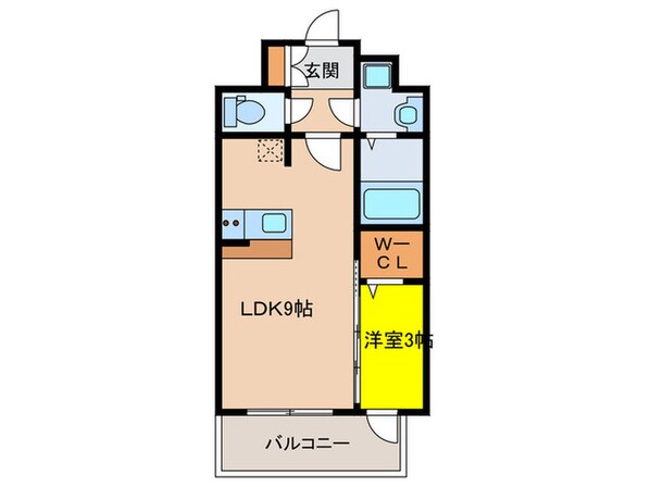 ｸﾞﾗﾝﾌｫ-ﾚ大橋ﾌﾟﾚﾐｱ(622)の物件間取画像